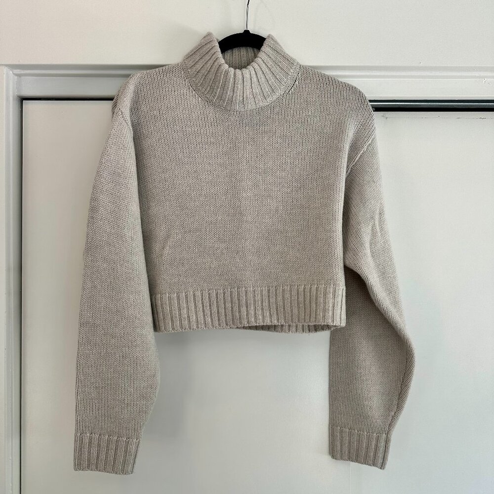 Aritzia - Wilfred Grey Turtleneck Sweater